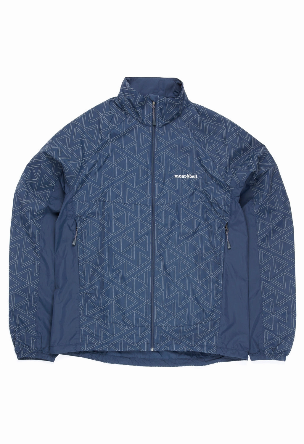 Thermal Regulation System Anti Static Weave Montbell Reflec Wind Jacket - Navy