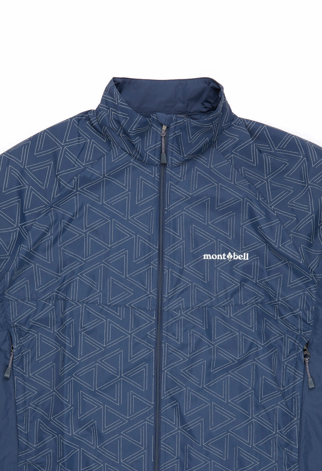 Sun Protective Fabric Montbell Reflec Wind Jacket - Navy