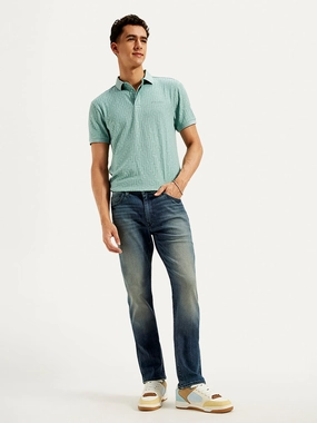 Timeless Match Men's Redloop 511 Slim Fit Mid Rise Jeans