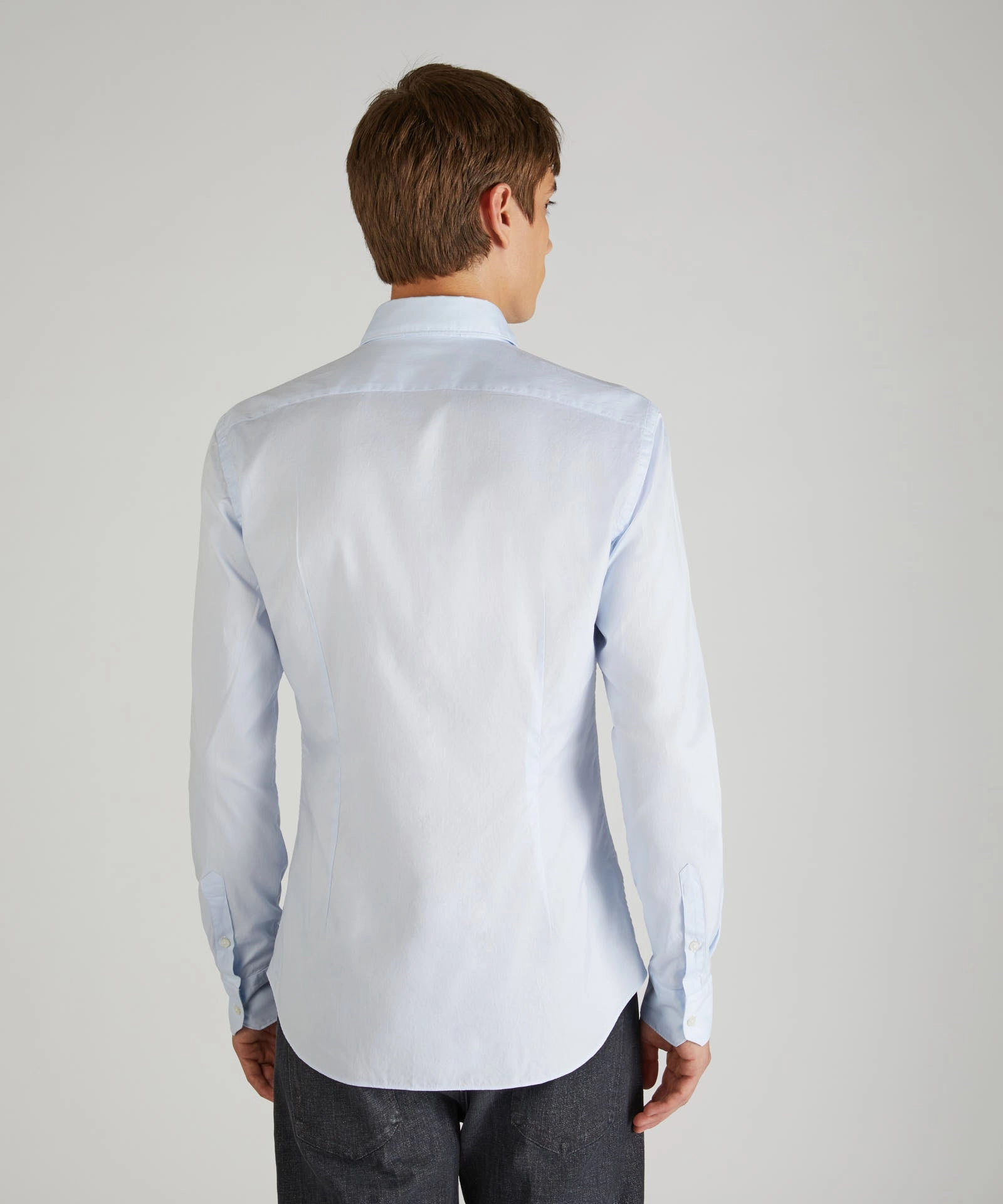 Lightweight Fabric Oxford cotton slim-fit shirt