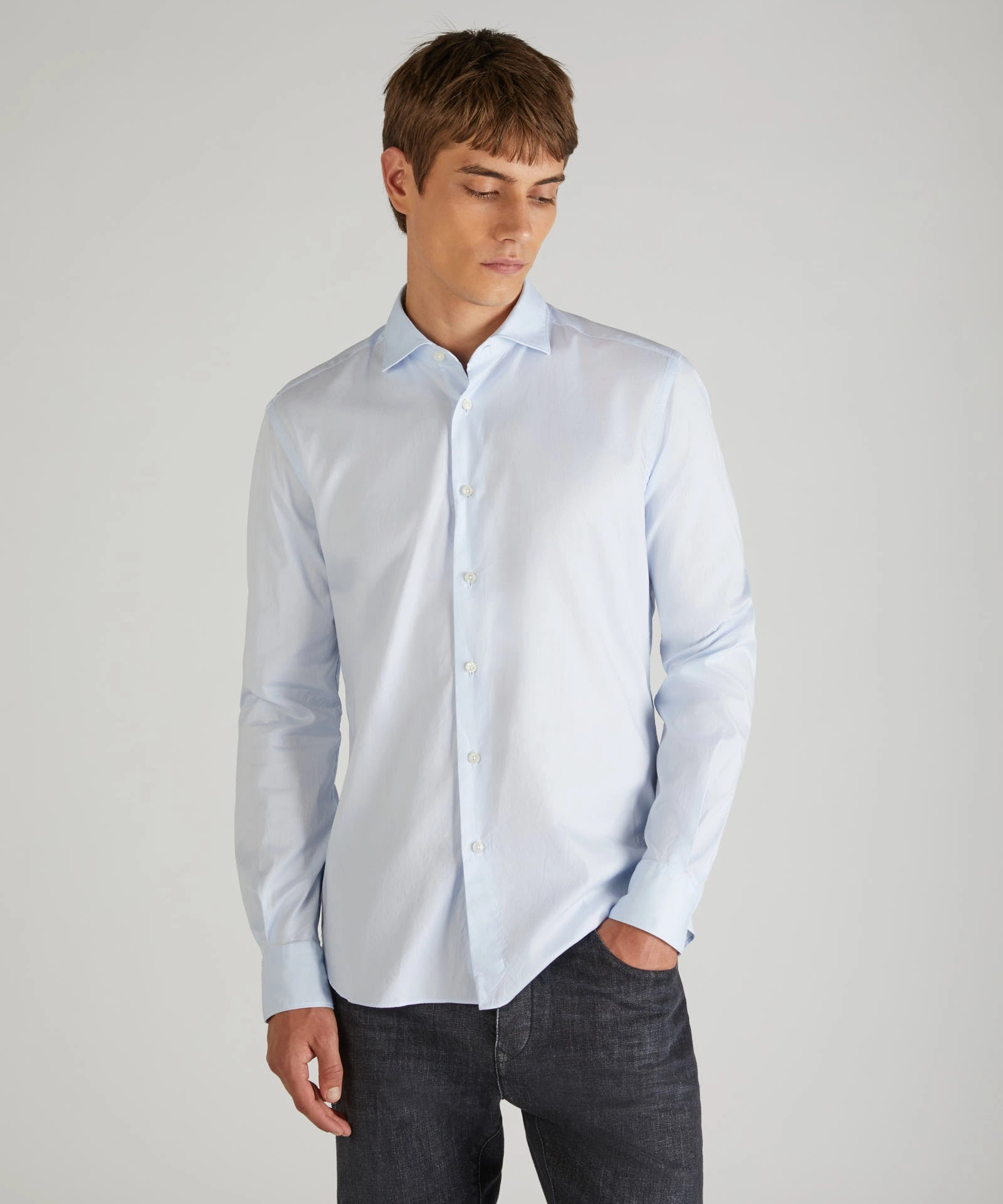 Oxford cotton slim-fit shirt Casual Essential