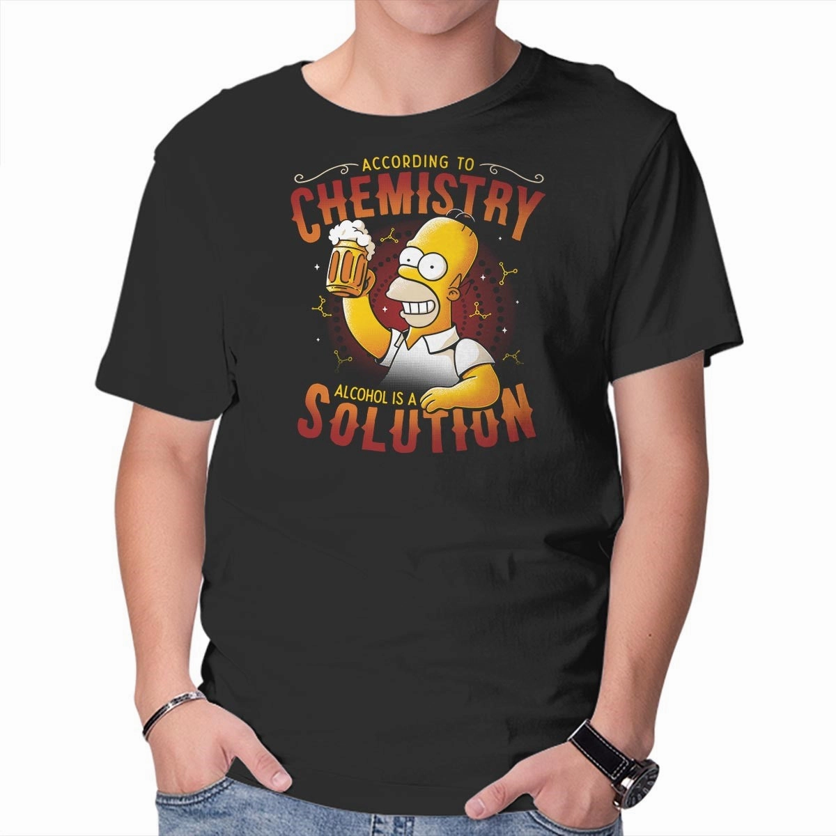 Beer Chemistry Subtle Logo Placement