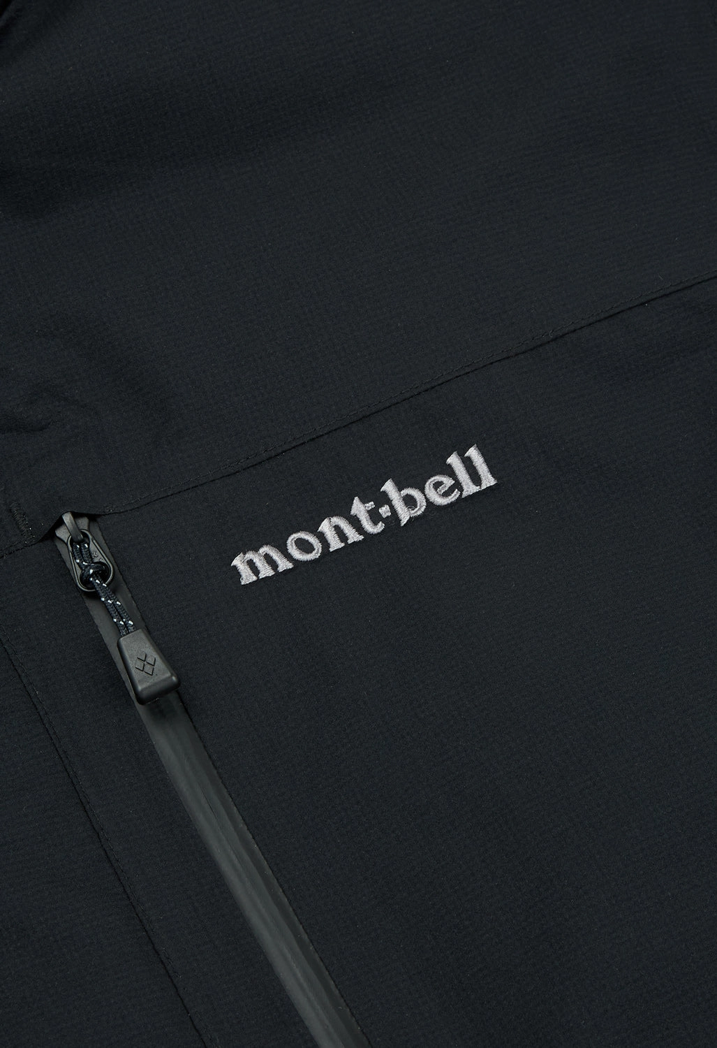 Hypoallergenic Interior Noise Free Zipper Montbell Men's Aspen Down Half-Length Coat - Black