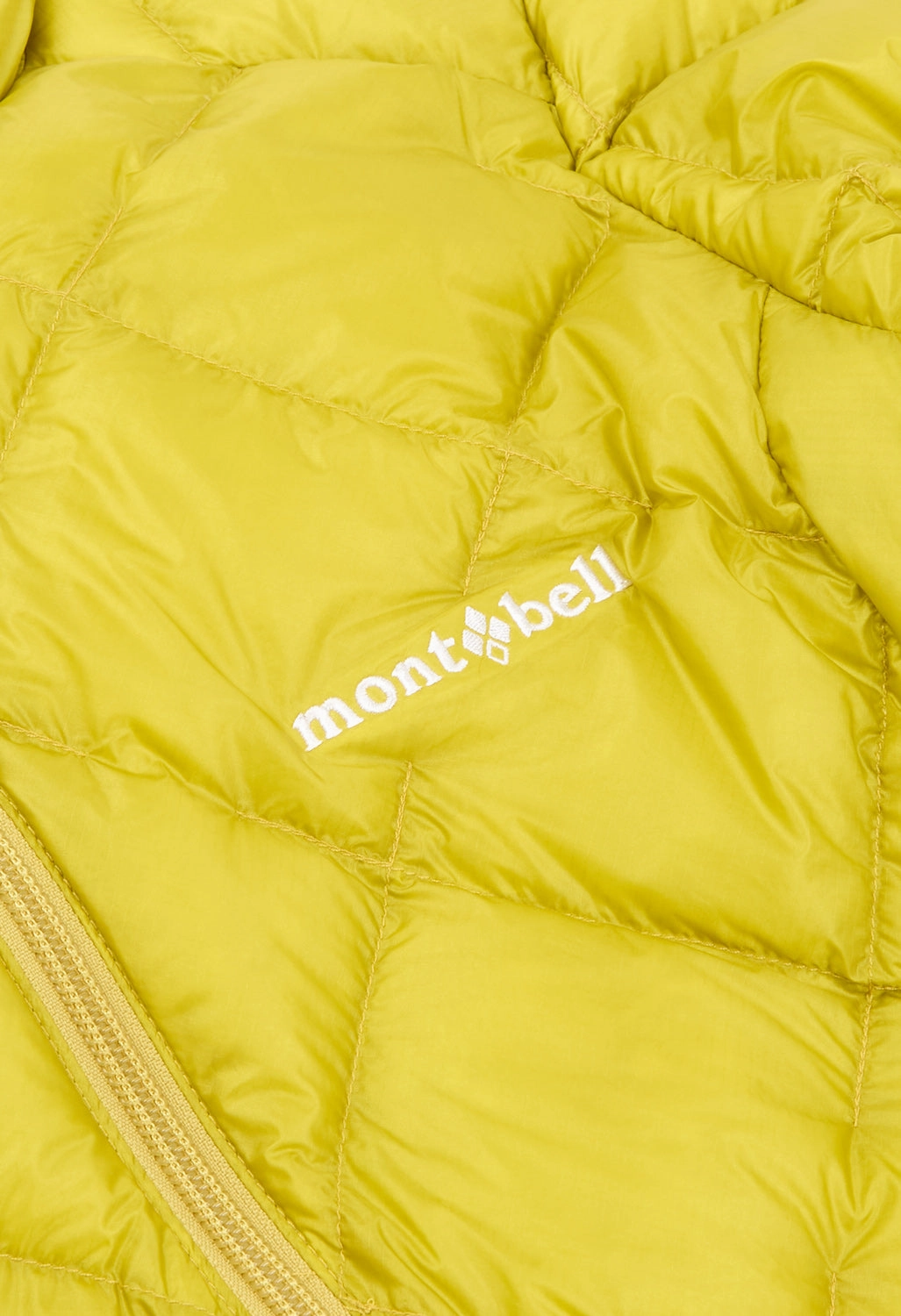 Montbell Women's Superior Down Parka Jacket - Yellow Everyday Layers Bonded Edge Finish