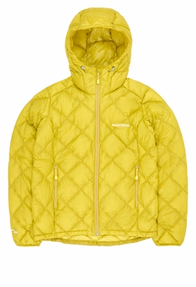 Anti Static Inner Layer Sustainable Packaging Montbell Women's Superior Down Parka Jacket - Yellow