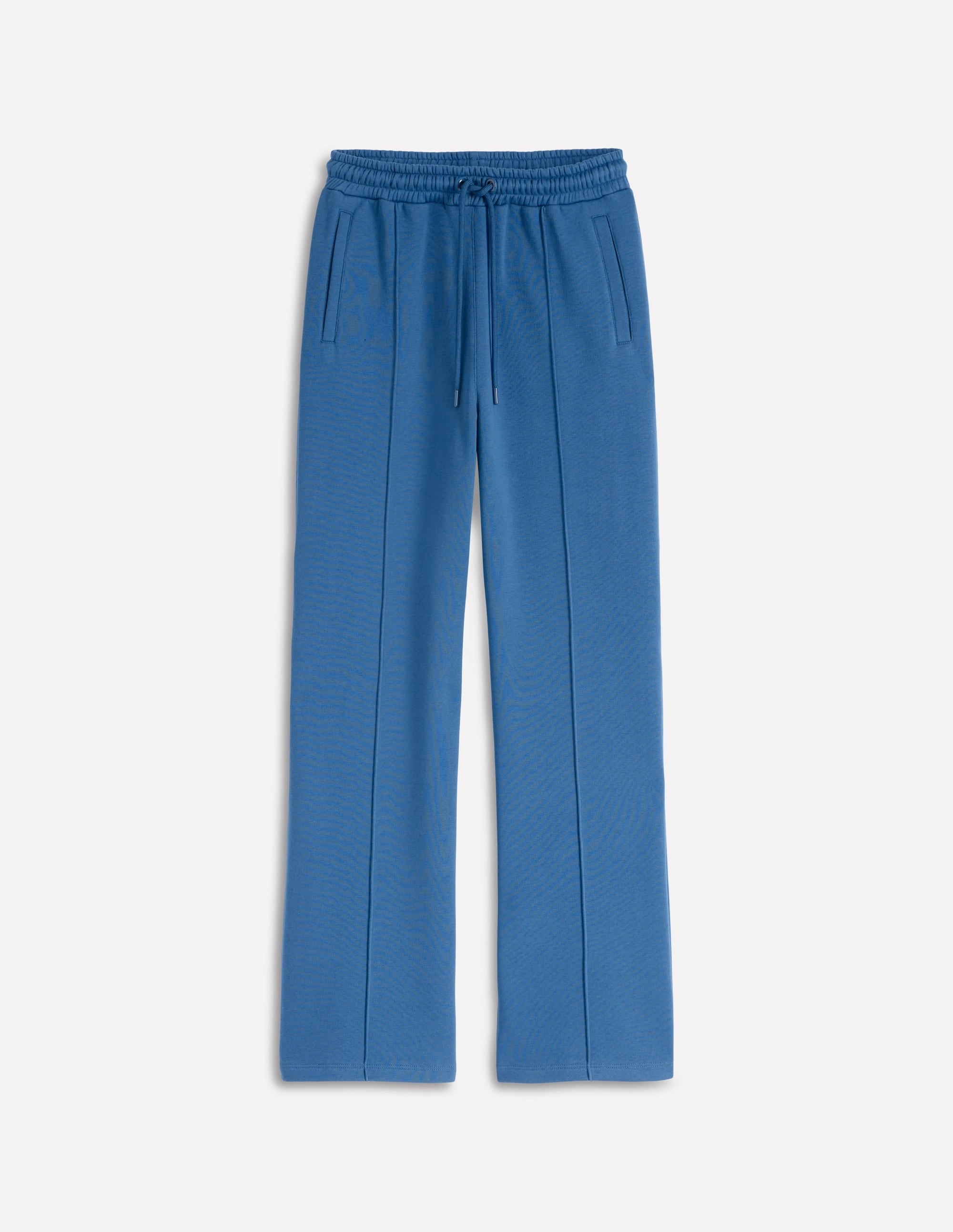 Flattering Look Active Wear Wide Leg Joggers-Tourmaline Blue