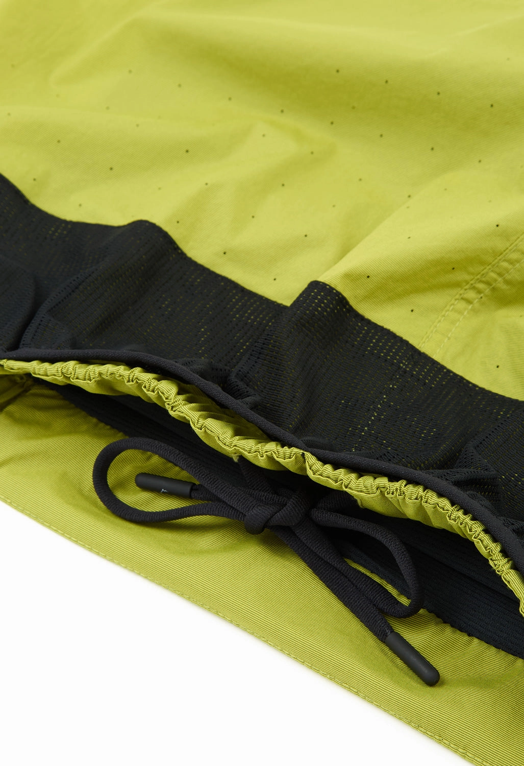 CAYL Women's Running Shorts - Lime Rubberized Grip Waistband
