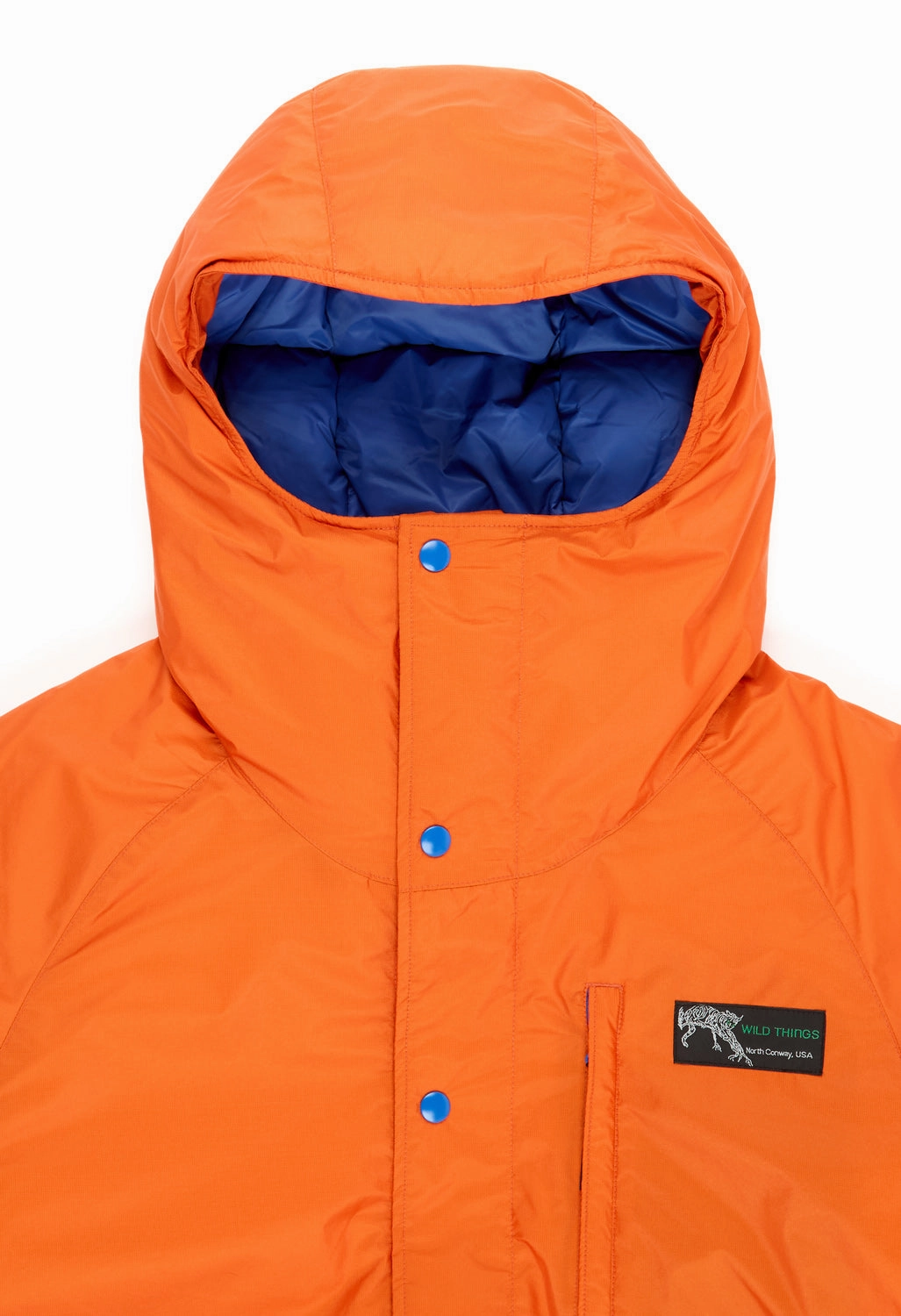 Wild Things Men's Makalu Jacket - Orange Weatherproof Zipper Tech HybridLayerCompatibility