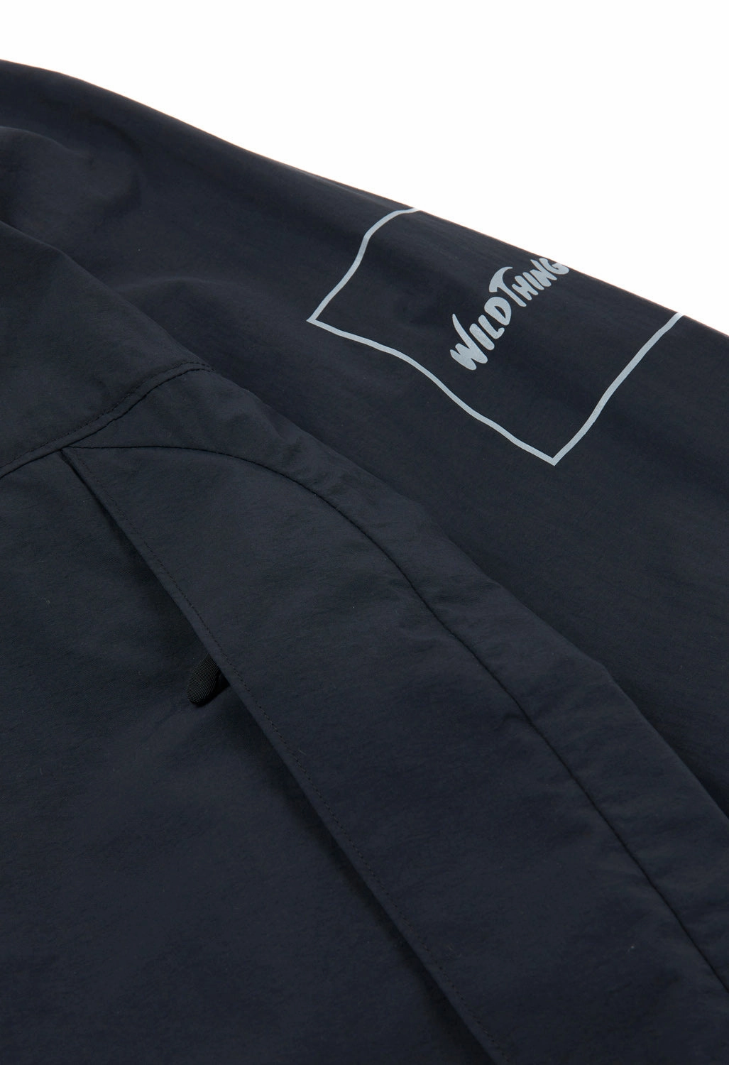 Wild Things Men's Monster Parka - Black Nylon Shell Construction Urban Outdoor Look