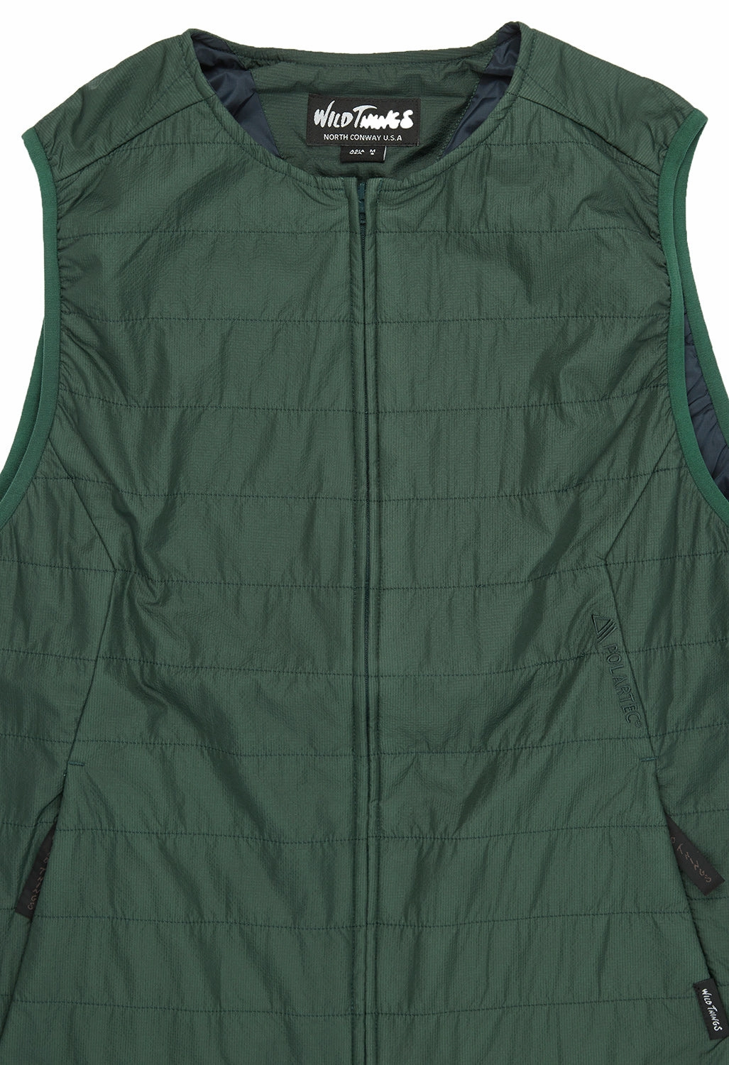 Wild Things Men's Polar Alpha Vest - Green Reversible Style