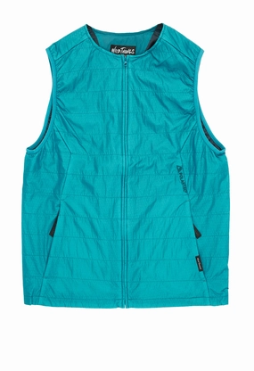Ventilated Back Wrinkle Free Material Wild Things Men's Polar Alpha Vest - Turquiose