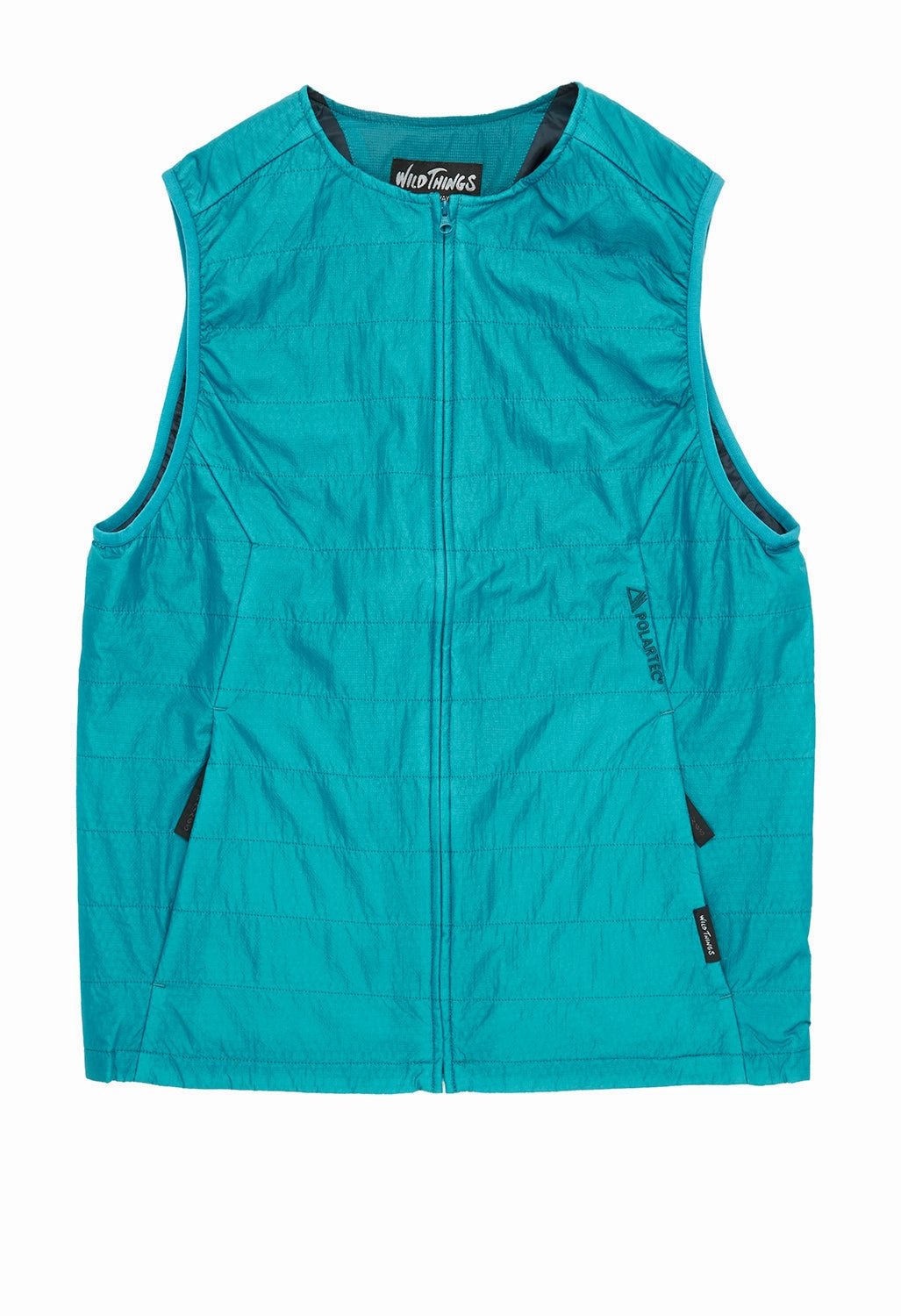 Ventilated Back Wrinkle Free Material Wild Things Men's Polar Alpha Vest - Turquiose