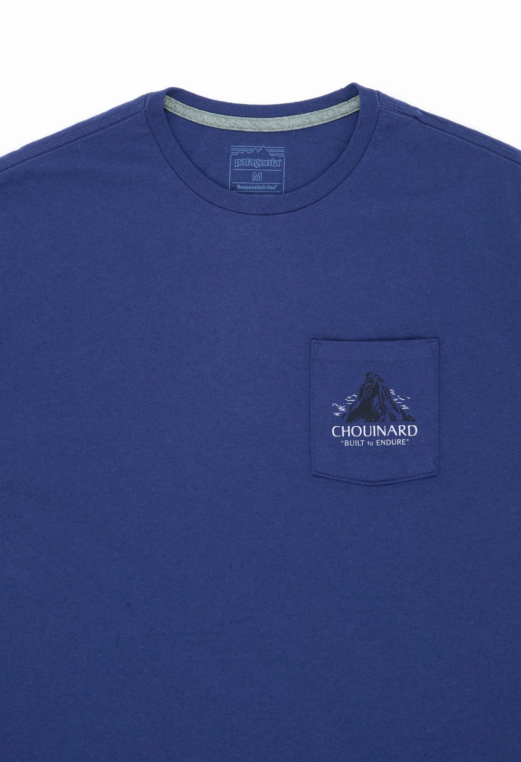 Patagonia Men's Chouinard Crest Pocket Responsibili-Tee - Solstice Purple funky