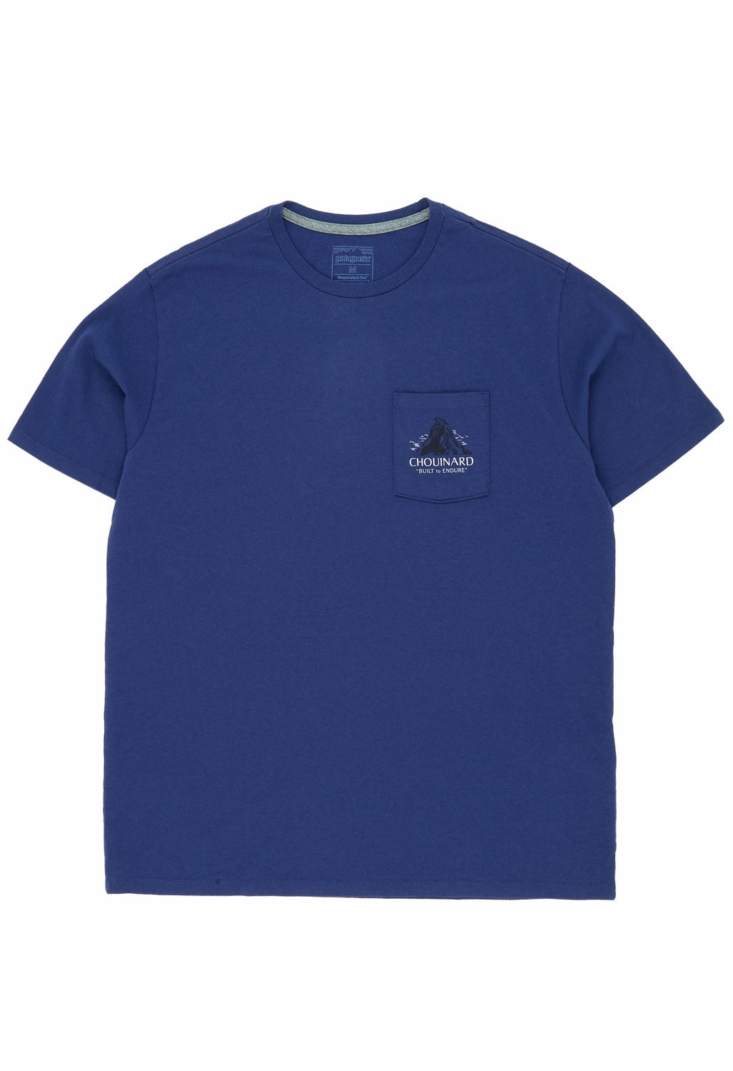 Patagonia Men's Chouinard Crest Pocket Responsibili-Tee - Solstice Purple Office Casual