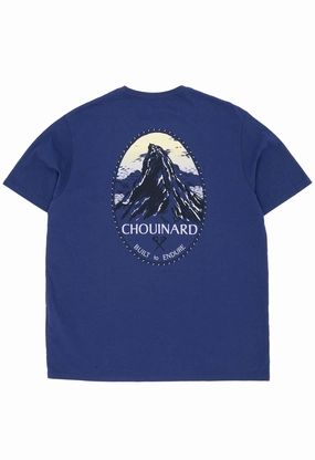 Patagonia Men's Chouinard Crest Pocket Responsibili-Tee - Solstice Purple Unique Design Comfy Touch