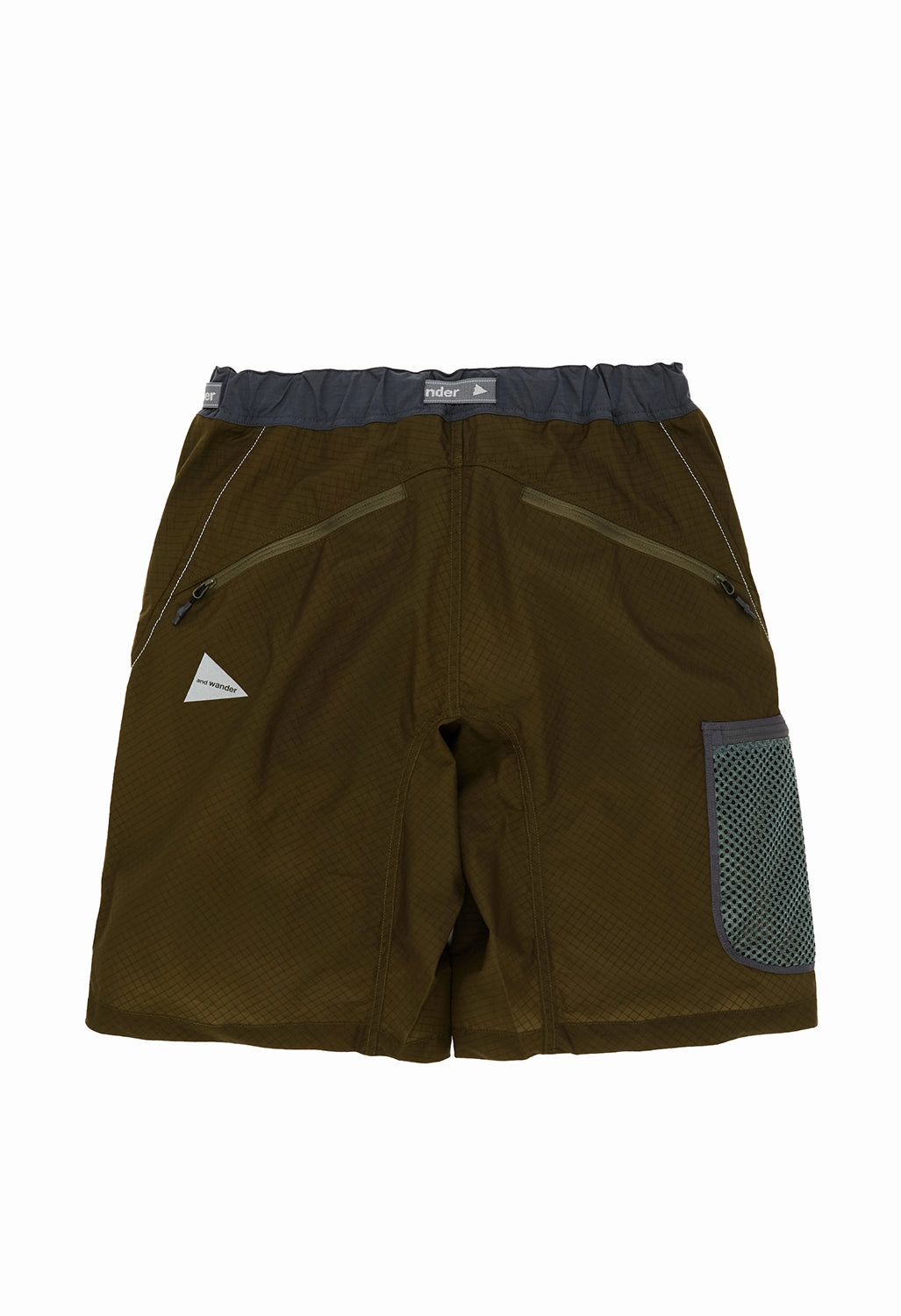 Flexible Layer and wander Men's Breath Rip Short Pants - Khaki