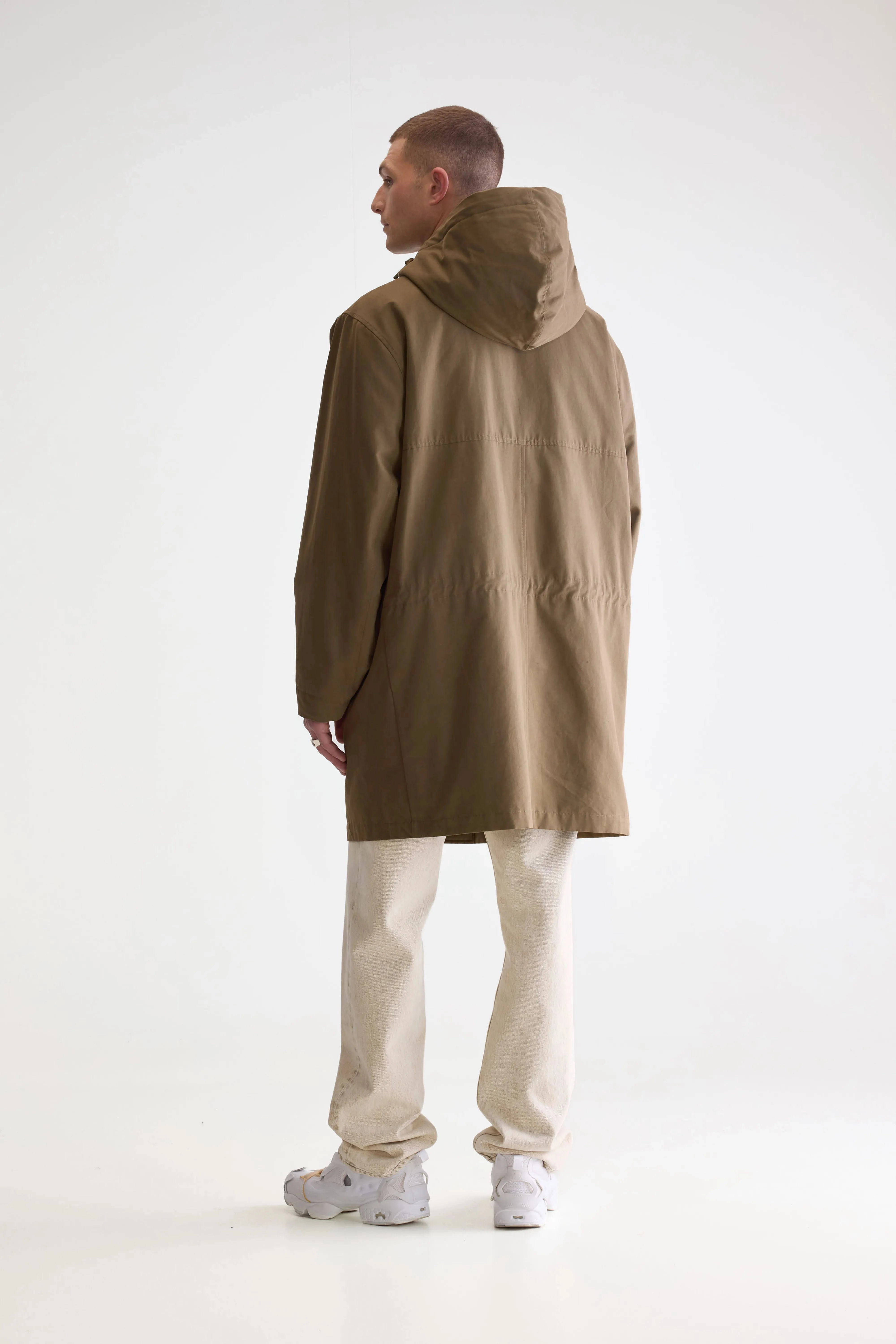 Hanson hooded parka (252 / M / OLIVE NIGHT) Ultraviolet Protection Factor