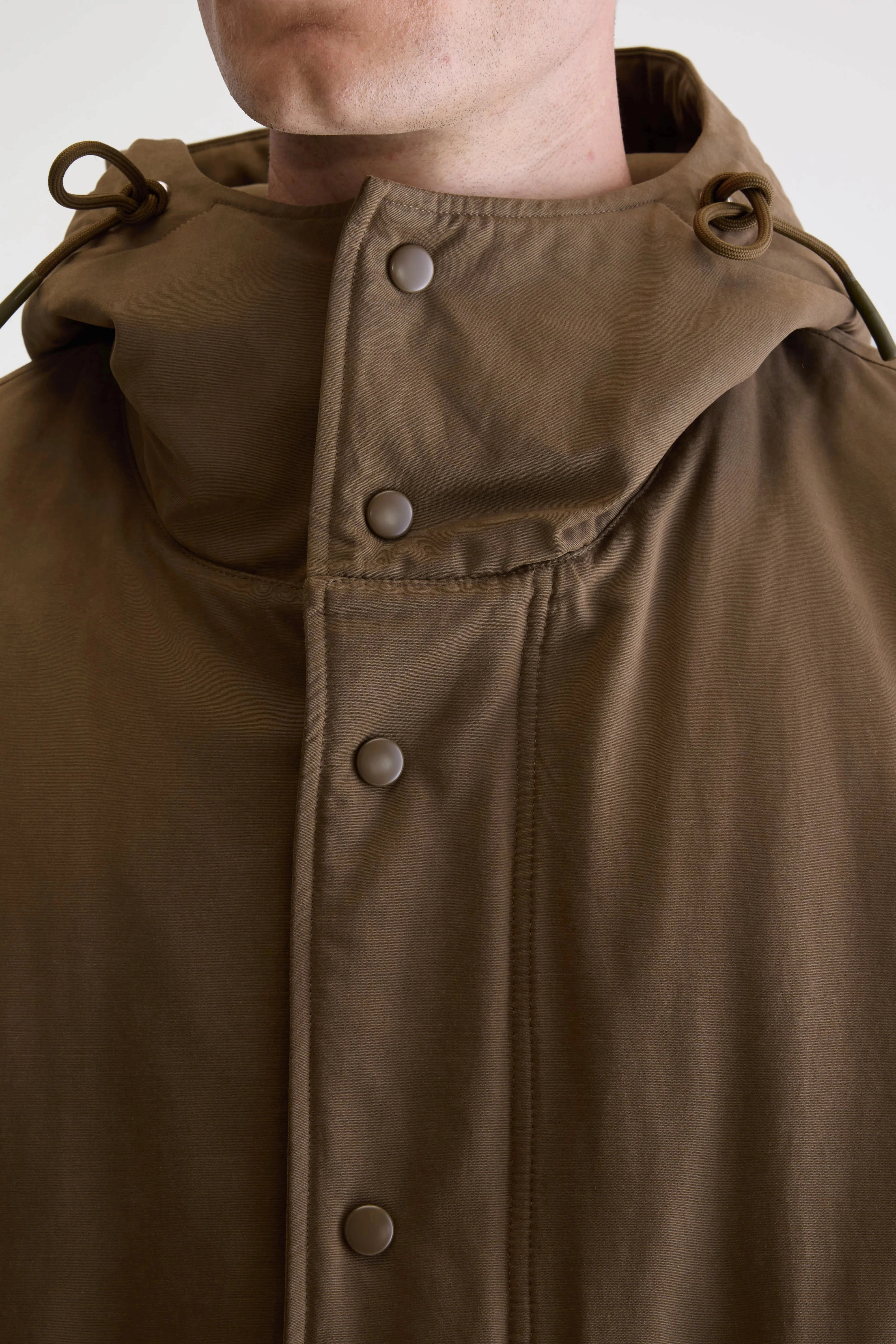 Laser Cut Airflow Vents Hanson hooded parka (252 / M / OLIVE NIGHT)