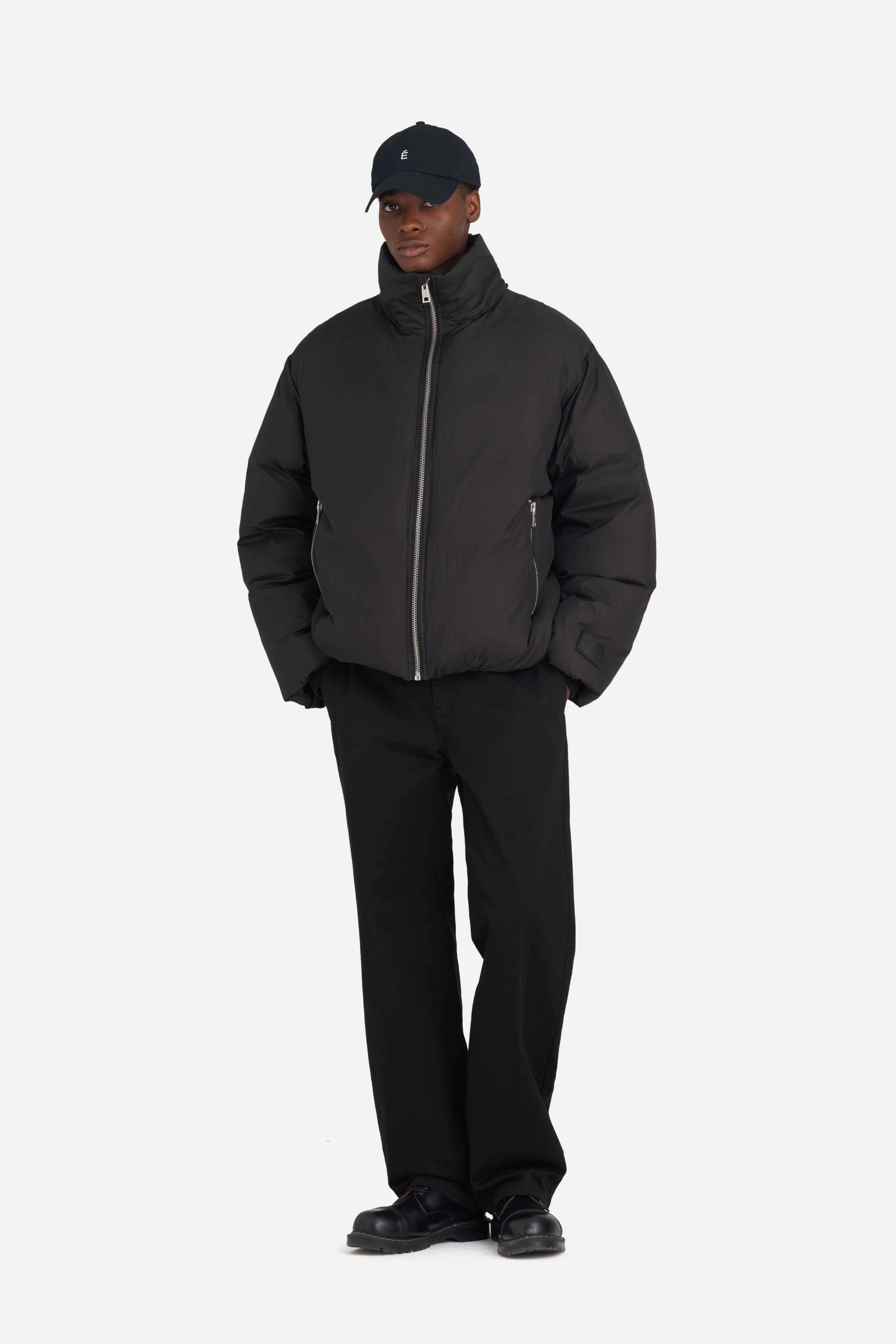 BOXY DOWN JACKET Fleece Lined