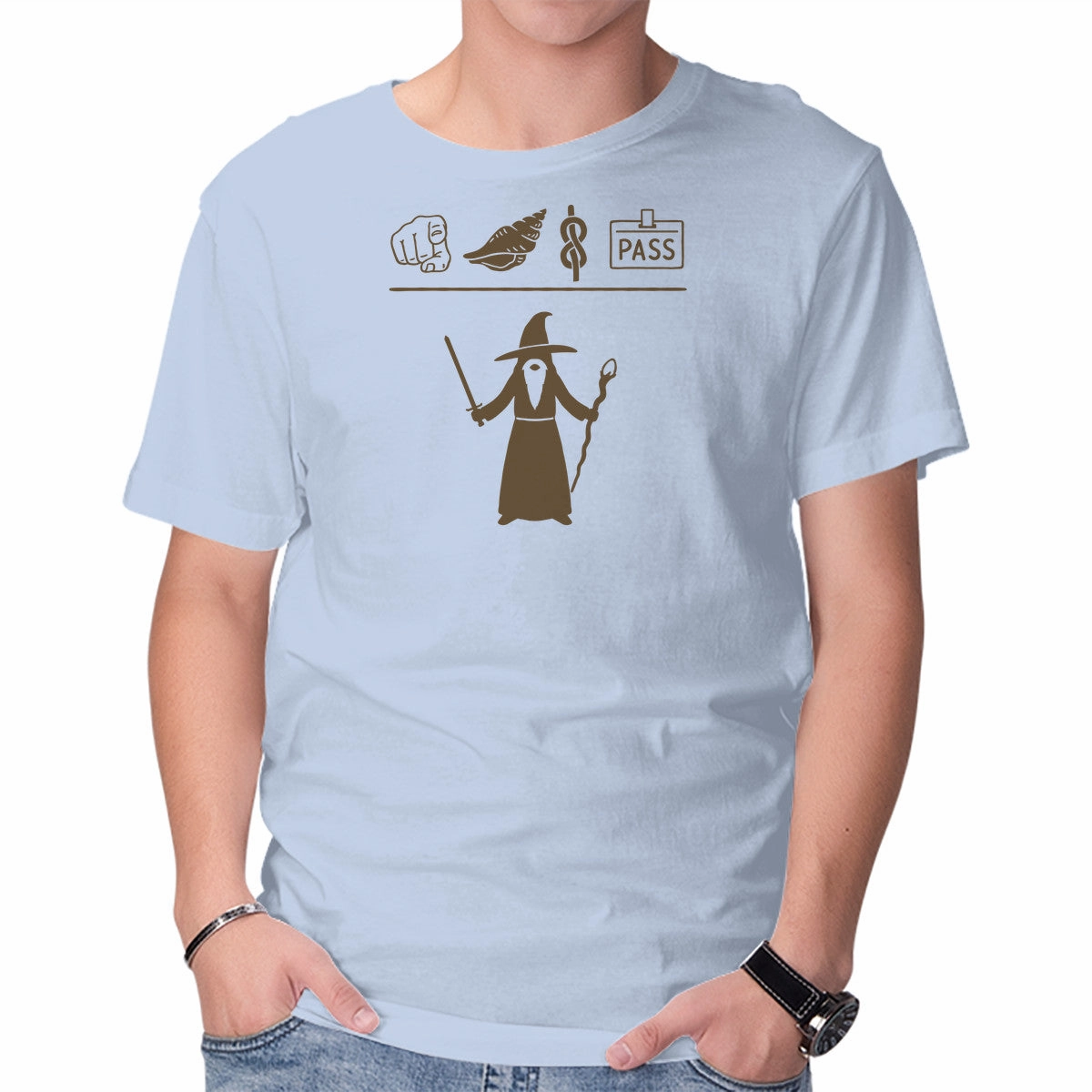 Soft Knit Lightweight Design Wizard Hieroglyphs