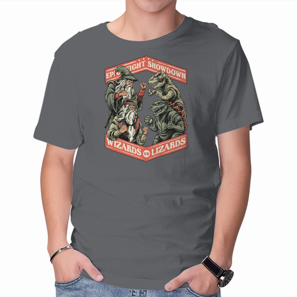 Wizards vs Lizards Breathable fabric