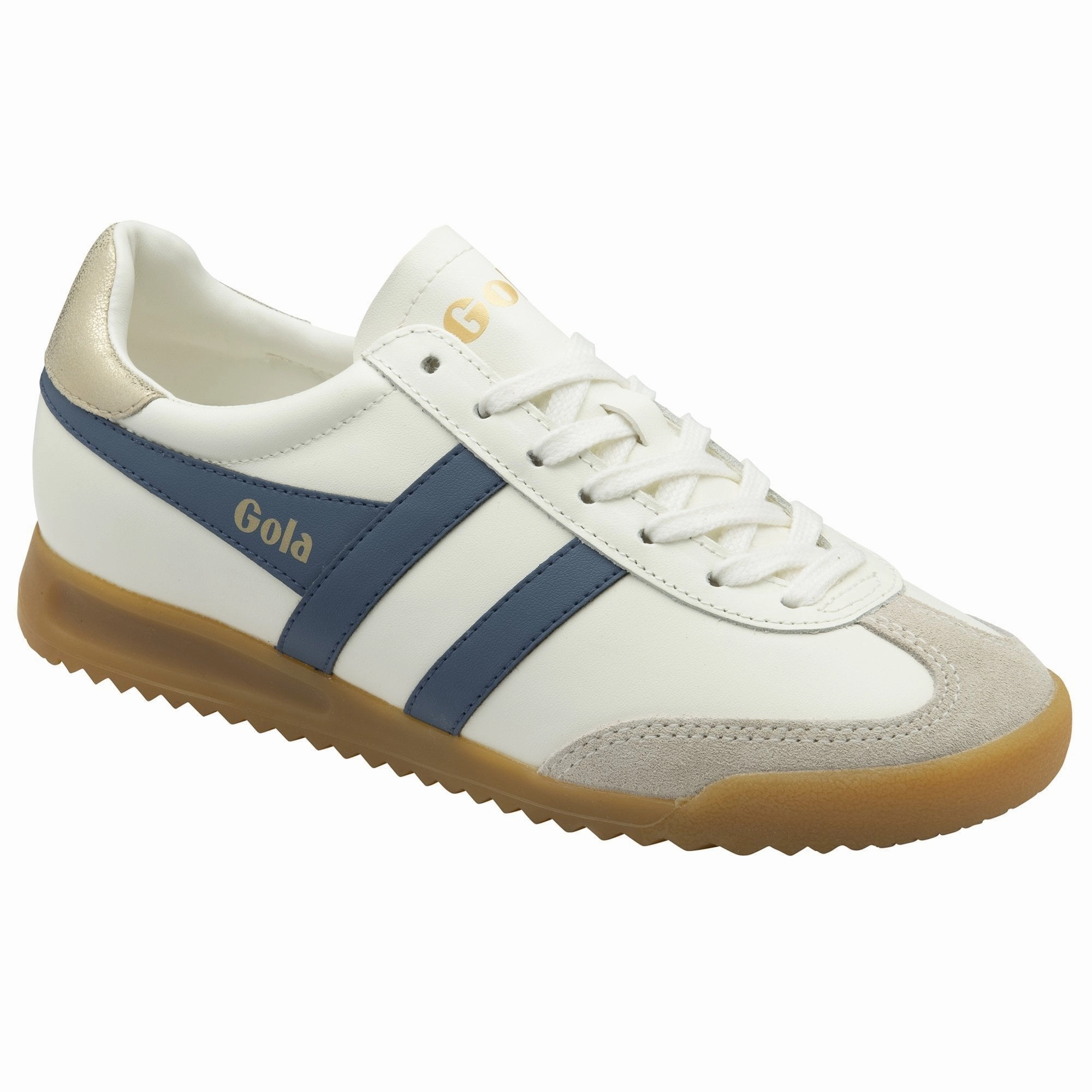 Women's Torpedo Leather Sneakers Impact Dispersing Structure