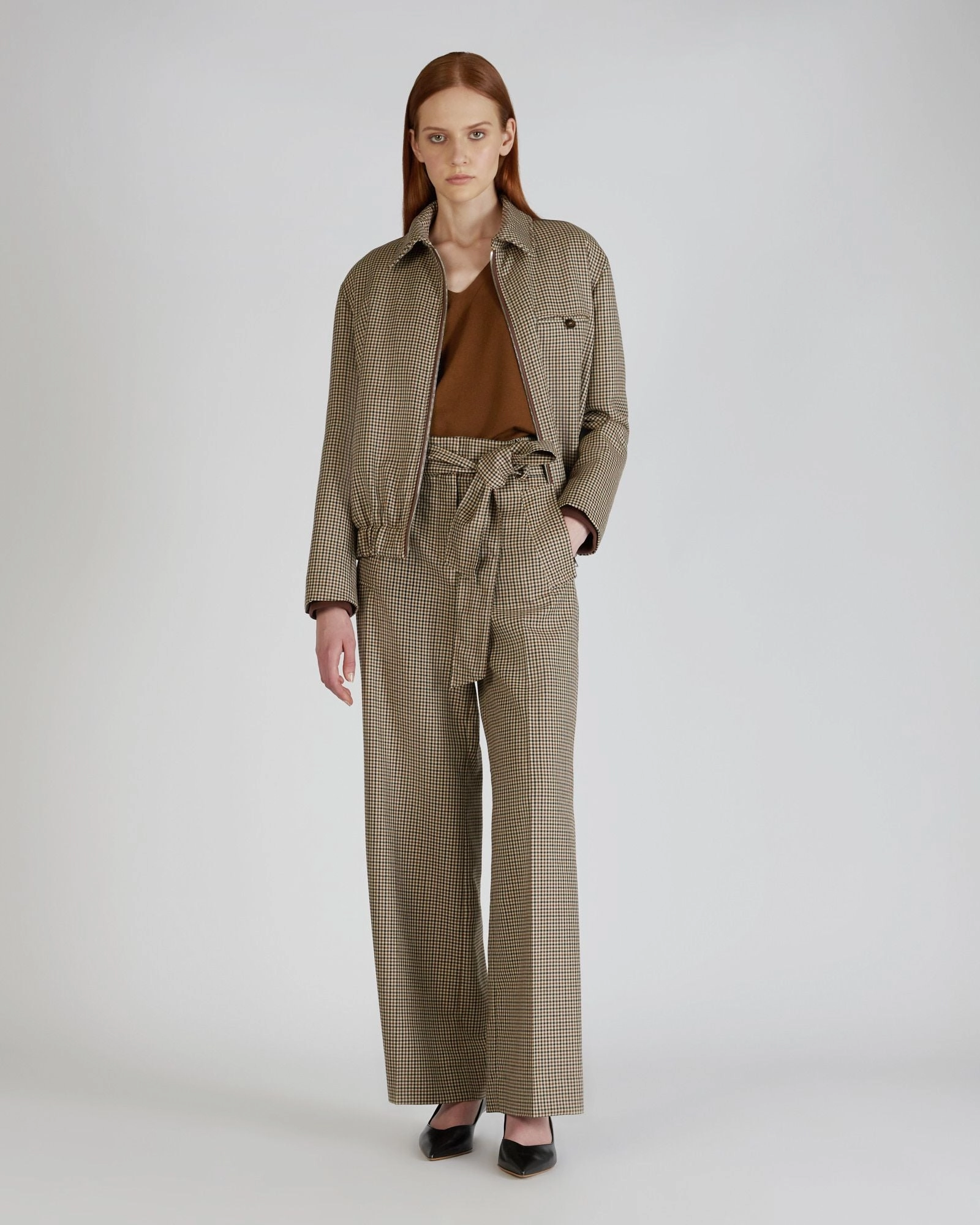 Wool twill Primo bomber jacket Compression Packability