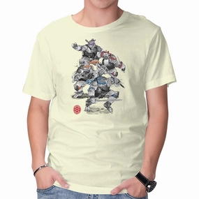 Casual Wear Seam Free Edging Turtle Squad
