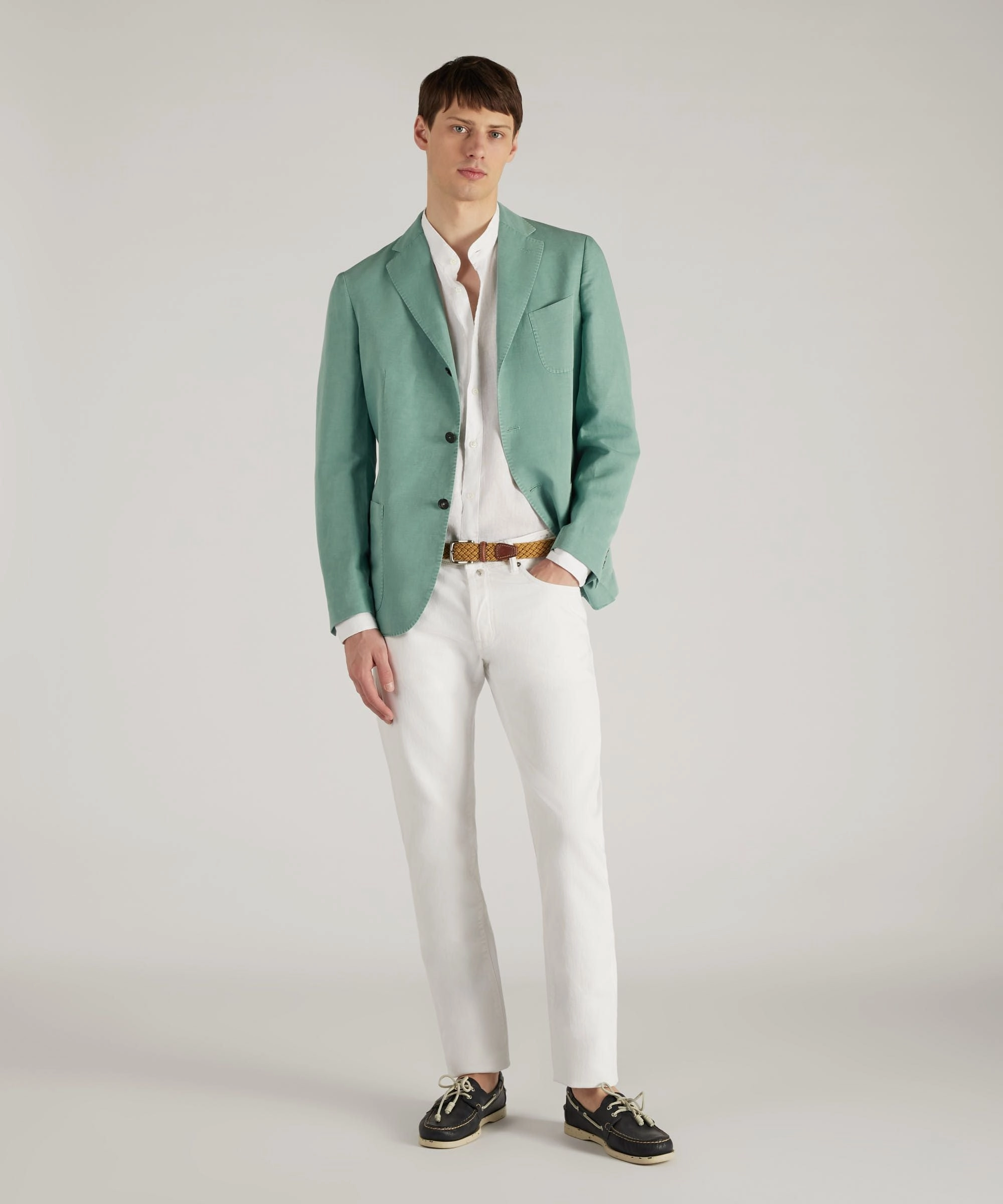 Durable Fabric Regular-fit linen shirt