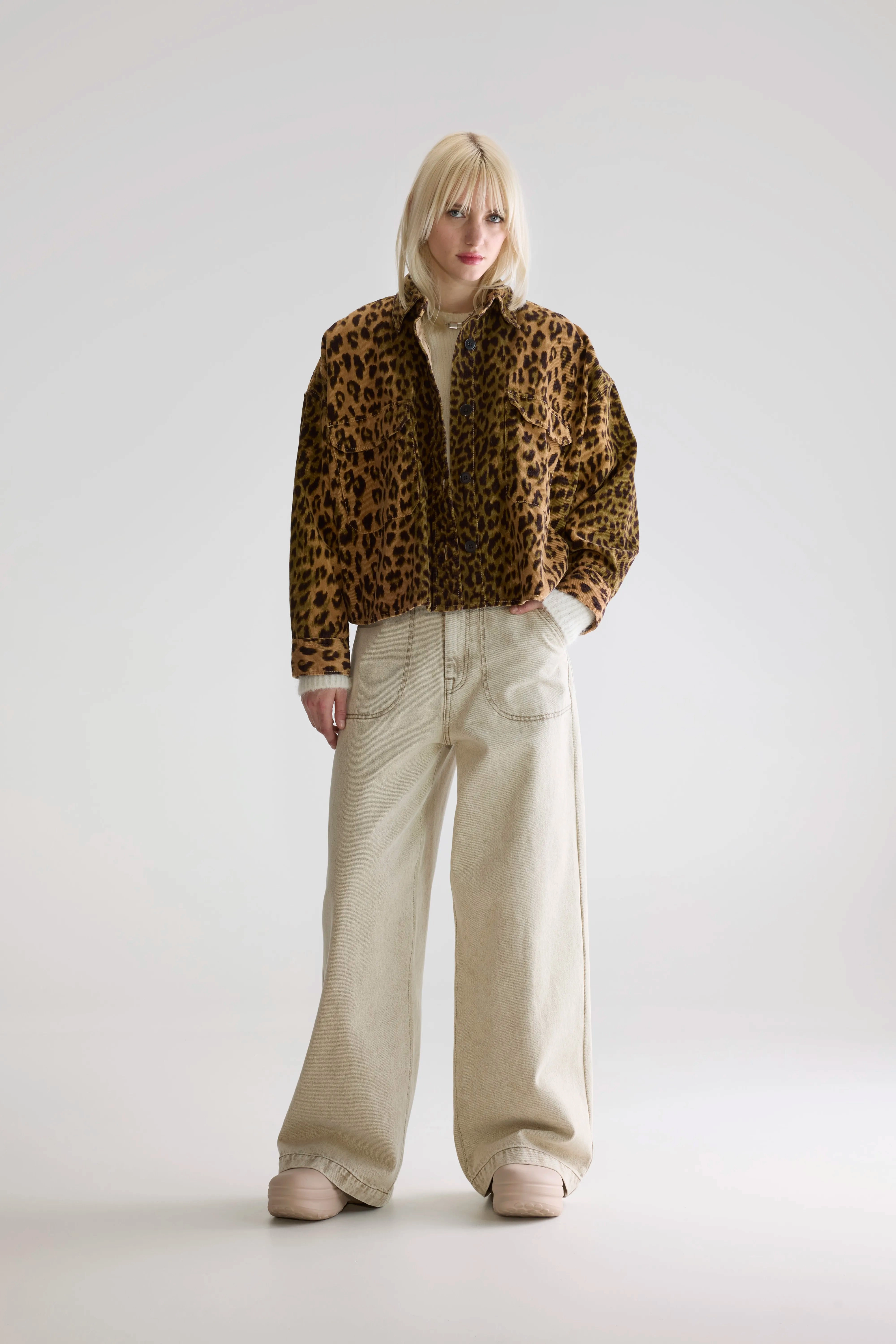 Vibrant Hue Wyat leopard overshirt (252 / W / COMBO B)
