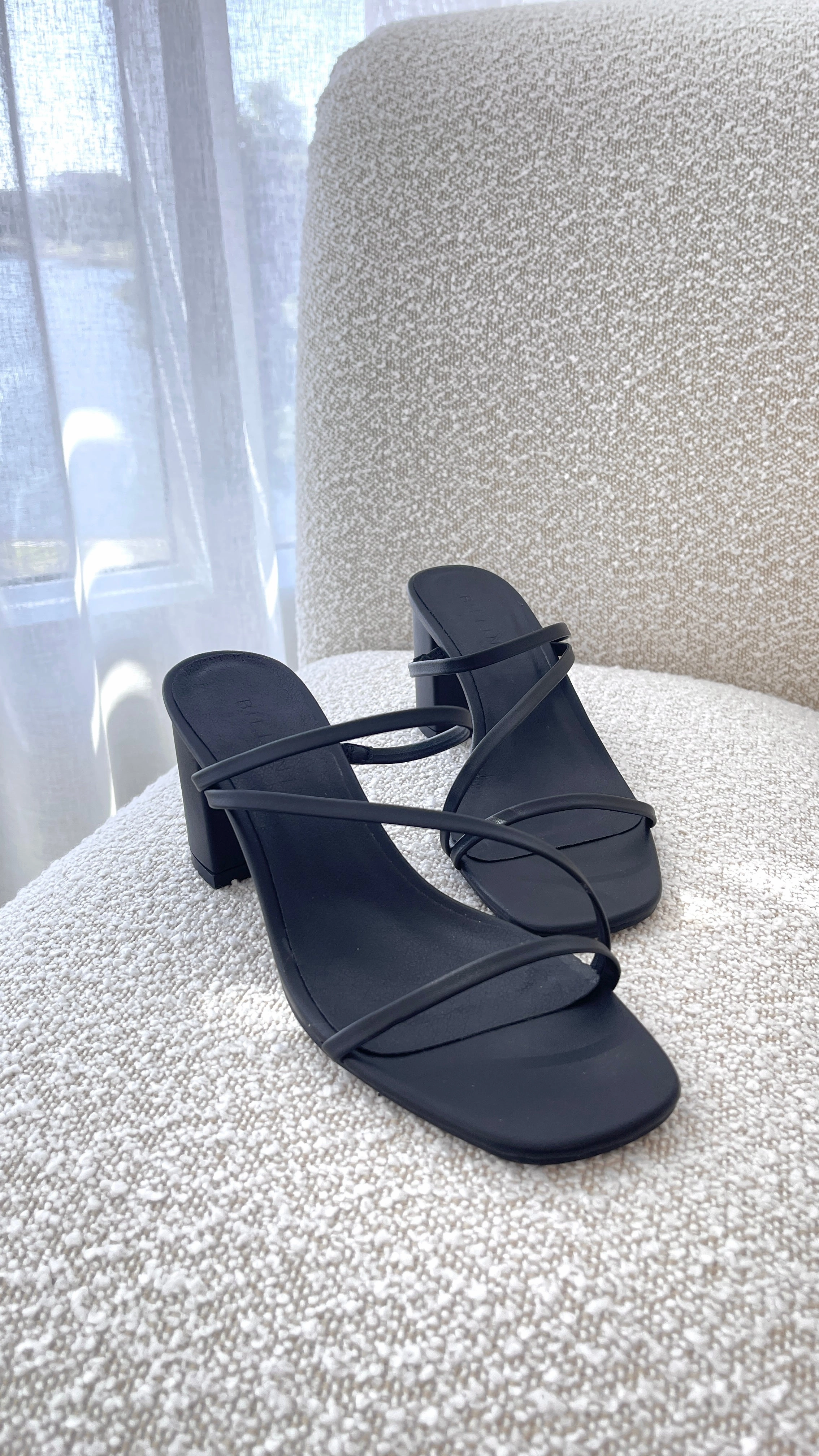 Custom Pick premium design Yazmin Heel  - Black