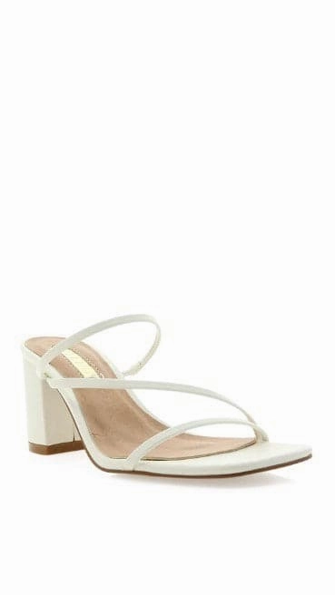 Yazmin Heel - White Pointed Dress Shoes Walk With Confidence