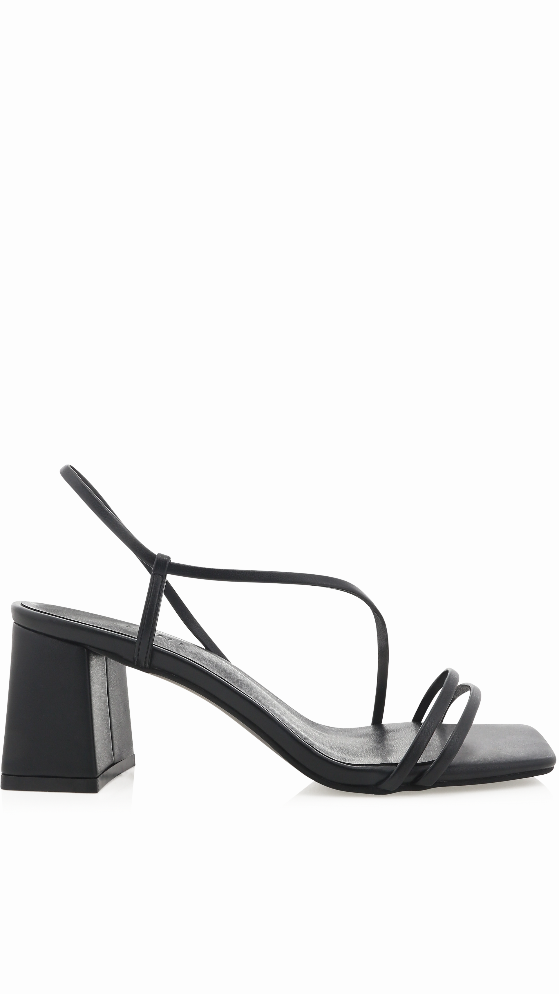 Yelda Heel - Black Smart Shoes