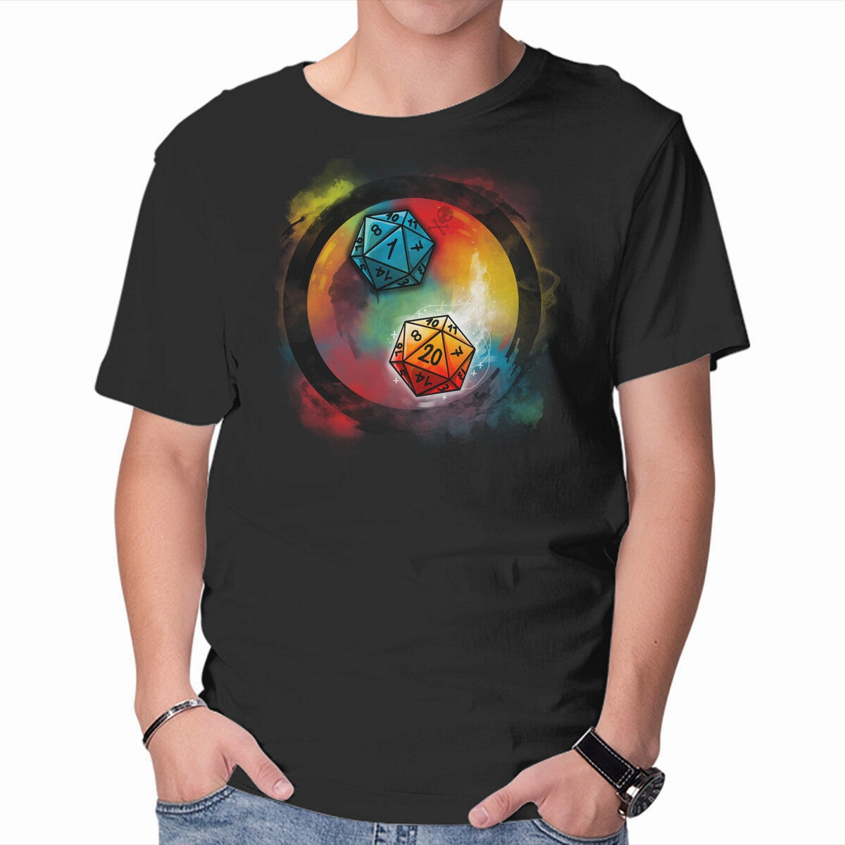 Yin Yang Dice Soft Finish