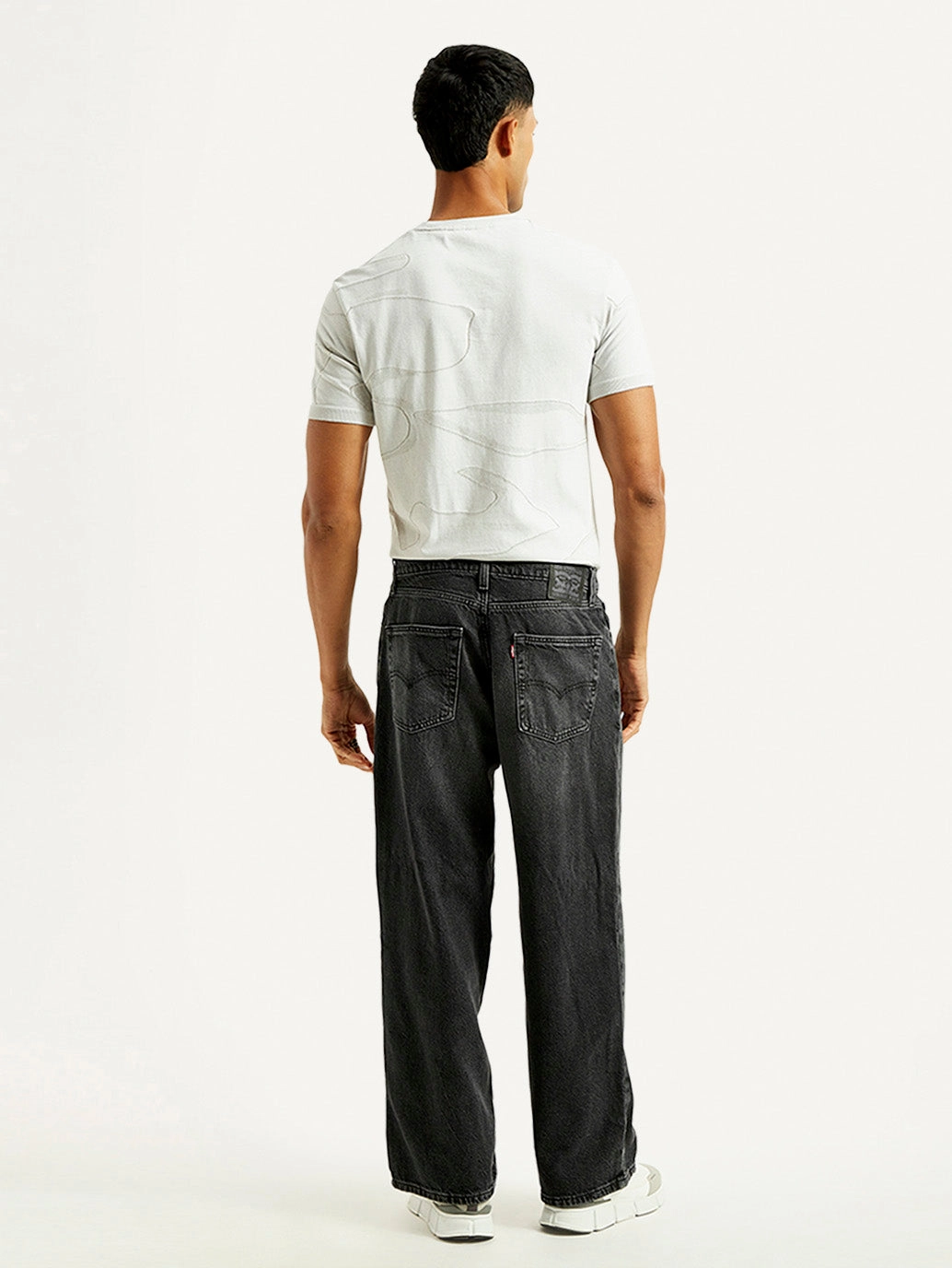 Weekend Warrior Luxury Athlete Fit Men's Extra Baggy Fit Wide Leg Charcoal Grey Jeans